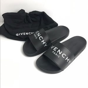 Givenchy Black Slides